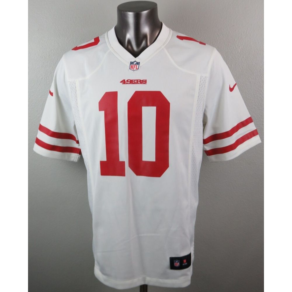 Authentic Jimmy Garoppolo San Francisco 49ers‎ Nike Jersey Size M On Field White
